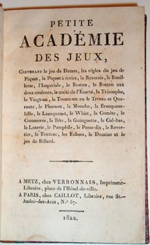 Petite Acad&eacute;mie des Jeux